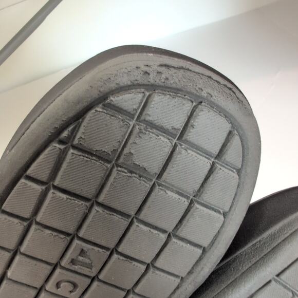 4CCCCEES Eclipse Sling Shoe Black Thong Sandal Platform Leather 39 US 8-8.5 $350 - Picture 13 of 14